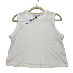 We Wore What Revolve Tee Shirt Women M Muscle Cotton White READ 90s Y2K